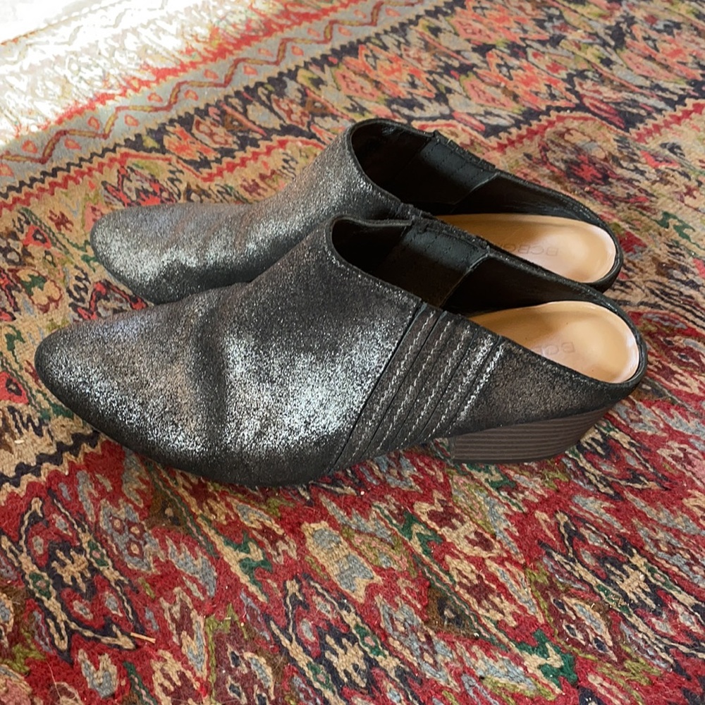 Cute Silver/Grey Mules